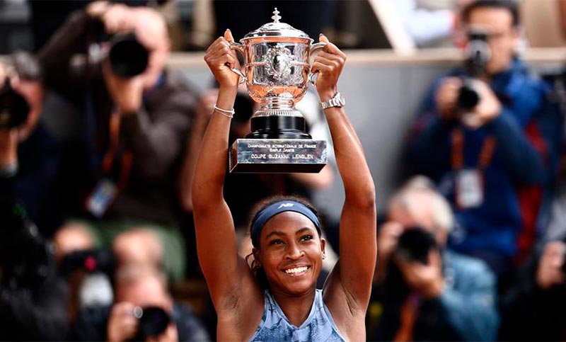 Con una gran actuación, Coco Gauff venció a Sabalenka y es campeona de Roland Garros