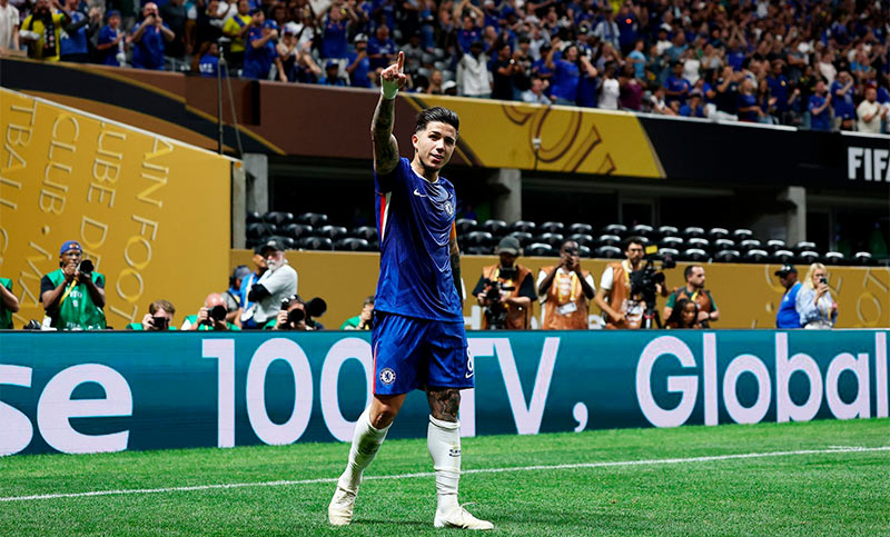 Con gol de Enzo Fernández, Chelsea le ganó 2 a 0 a Los Ángeles FC en su estreno en el Mundial de Clubes