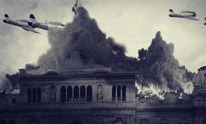 El PJ recordó un nuevo aniversario del bombardeo a Plaza de Mayo para asesinar a Perón