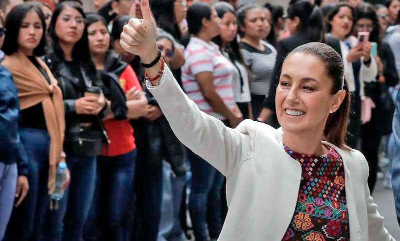 La presidenta de México celebra el proceso transparente y exitoso de la inédita elección judicial