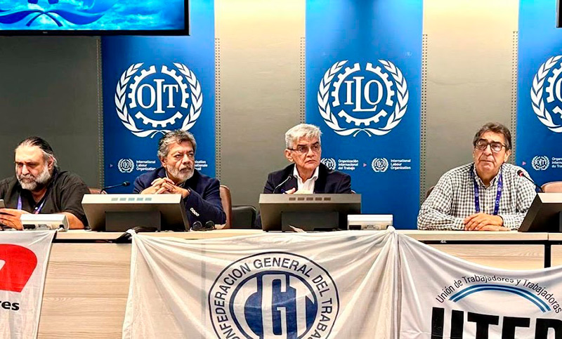 Gremios argentinos expusieron contra las políticas de Milei en la OIT: «Gobierna al margen de la ley»