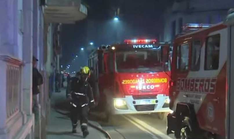 Preocupación en el centro por una explosión y fuego en una residencia estudiantil