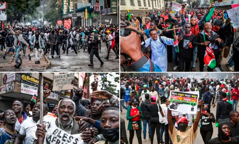 Las últimas protestas en Kenia dejaron un saldo de 16 personas muertas