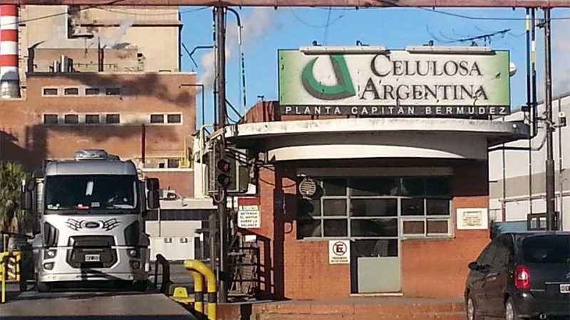 Celulosa Argentina: paro por tiempo indeterminado de los vigiladores por falta de pago