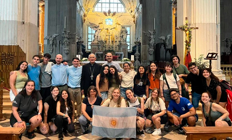 Más de mil jóvenes argentinos parten hacia Roma para el Jubileo de la Esperanza