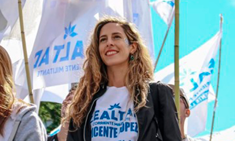 Prisión domiciliaria para Alesia Abaigar, una de las militantes detenidas por el escrache a Espert