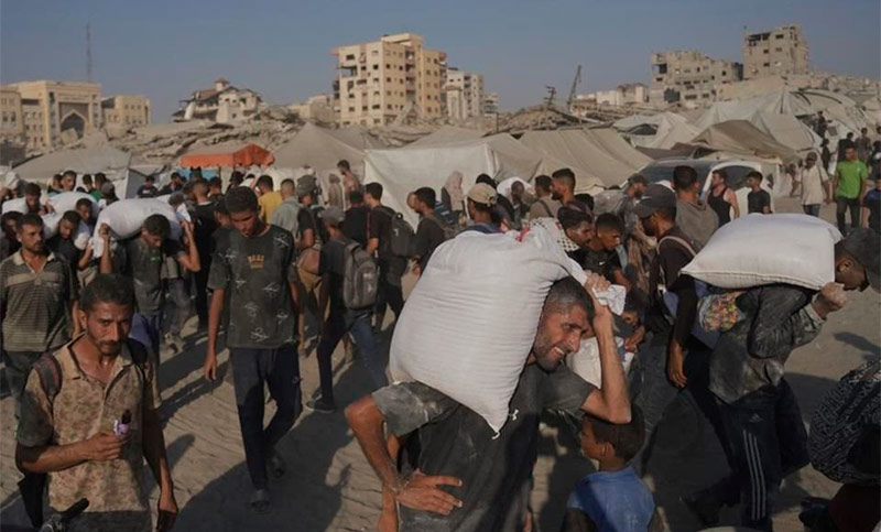 Ante la amenaza de una hambruna masiva, Israel abrió corredores humanitarios en Gaza