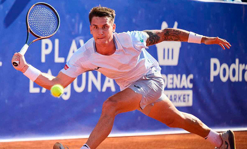 Camilo Ugo Carabelli cayó en las semifinales del ATP 250 de Umag