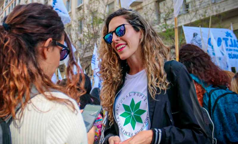 Liberaron a Alesia Abaigar, la militante detenida por el escrache a Espert