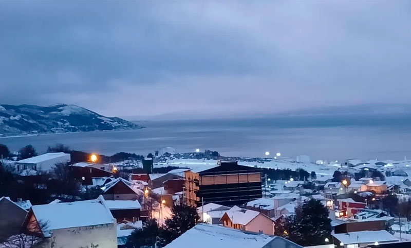 Patagonia bajo cero: fuerte ola polar genera nevadas en Tierra del Fuego, Chubut y Río Negro