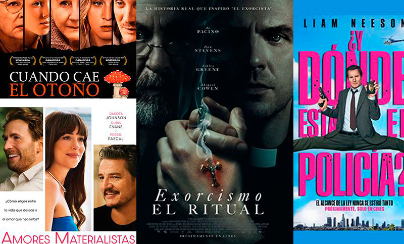 Cuatro nuevas películas renuevan la cartelera local con opciones para todos los gustos