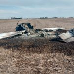 Encuentran una avioneta quemada en un campo a 60 kilómetros de Rosario: la tercera en dos meses