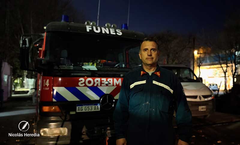 Bomberos Voluntarios de Funes venden locro para reconstruir el cuartel tras la granizada