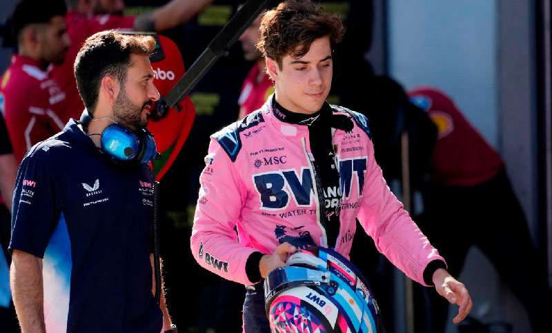 Colapinto no pudo largar en el GP de Gran Bretaña: fallas en su auto lo dejaron en boxes