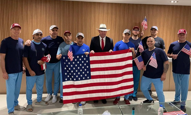 Estados Unidos y Venezuela intercambian presos en El Salvador