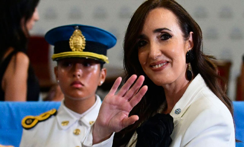 Tras el plantón en La Rural: Victoria Villarruel apareció con saludos a la Gendarmería Nacional