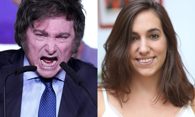 Milei agredió a una historiadora rosarina y ella le respondió: «No estamos para avalar los mitos de liderazgos mesiánicos»