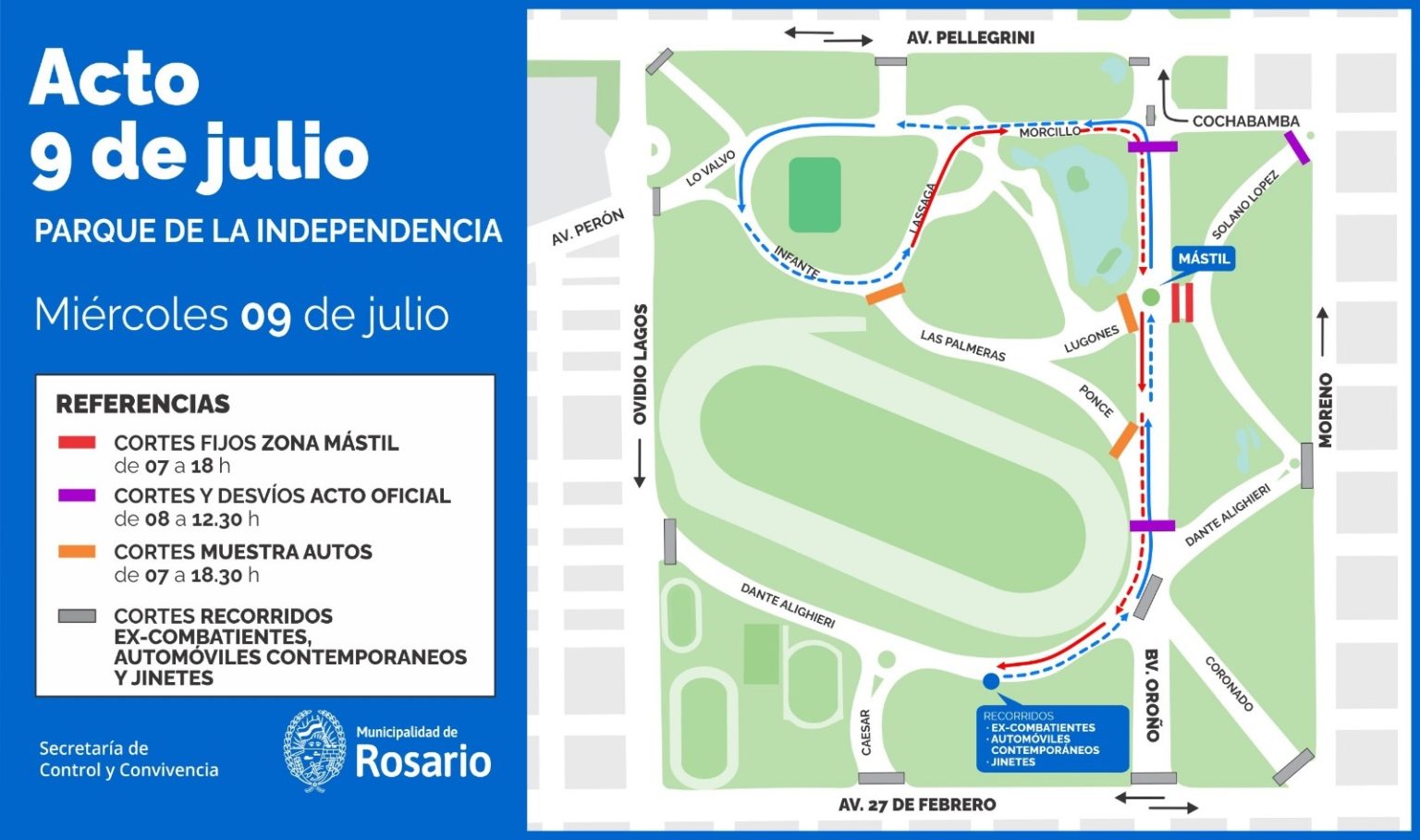 Se viene una gran fiesta popular y desfile para celebrar el 9 de julio ...