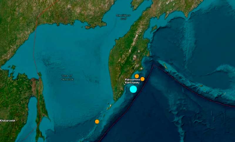 Un sismo de 8.7, el más fuerte desde 2011, sacudió Rusia