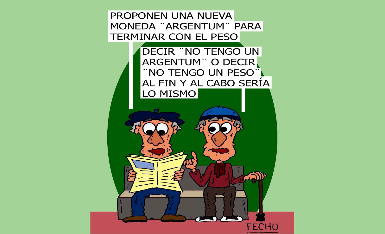 ¡Ni pesos ni argentums!