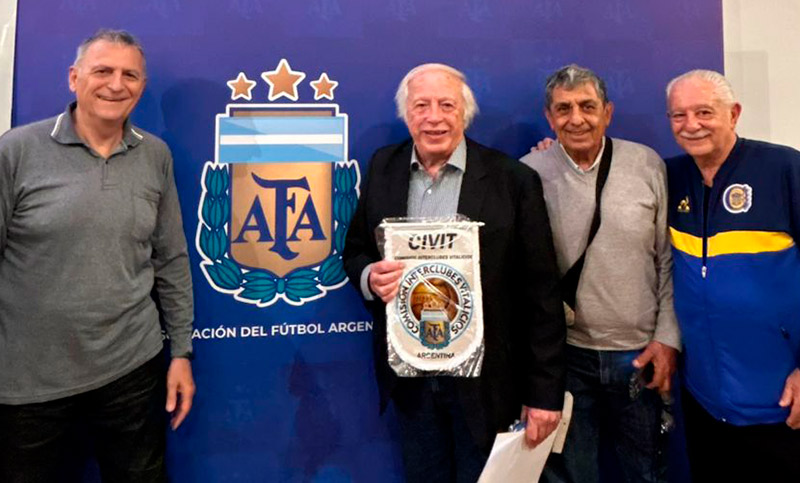 Pepe Grimolizzi socio vitalicio destacado de AFA