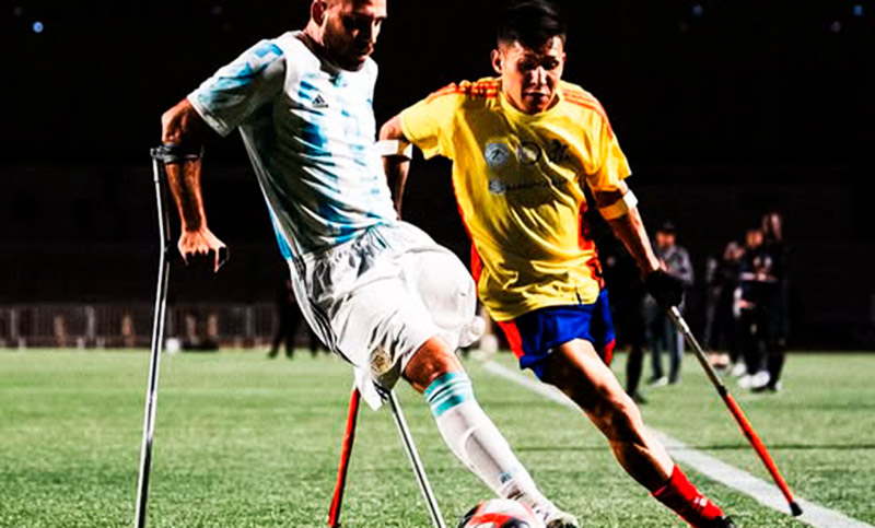 Argentina cayó ante Colombia y no jugará el Mundial de fútbol para amputados