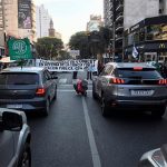 Trabajadores de ATE Conicet Rosario realizaron un semaforazo en defensa de la ciencia y la educación pública