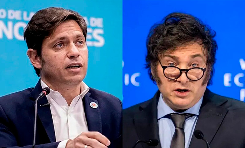 Kicillof calificó como «un delirio cósmico» los anuncios de Milei por cadena nacional