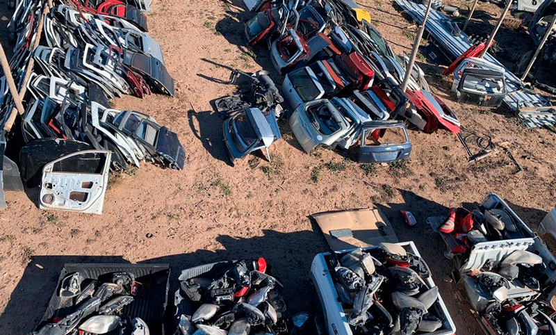 El Gobierno nacional modificó el régimen de los desarmaderos de autos