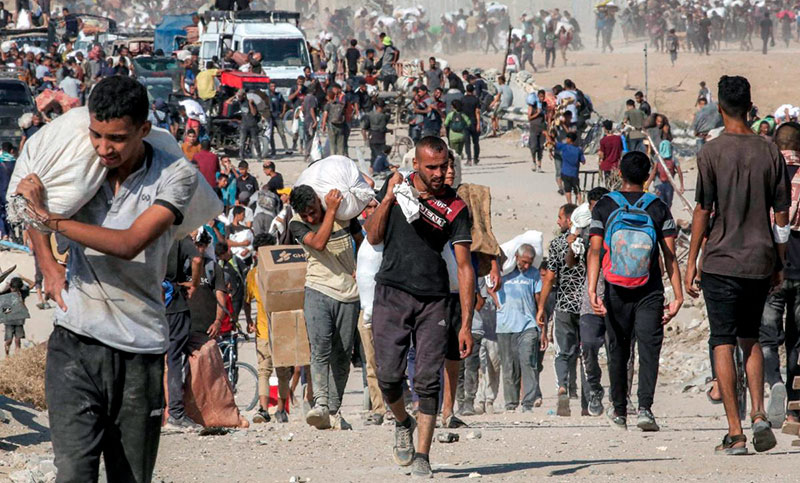 Israel dice que la evacuación de la Ciudad de Gaza es «inevitable» ante la expansión de su ofensiva militar