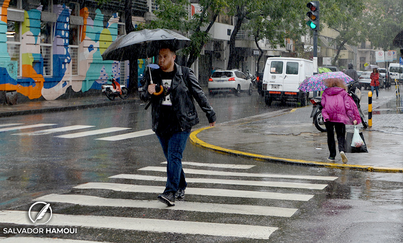 Clima en Rosario: domingo pasado por agua, tormentas y fuertes ráfagas durante la jornada