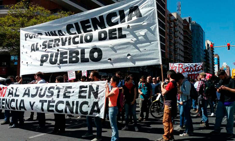 Con acampe y movilización, trabajadores del Conicet harán un paro de 48 horas desde este miércoles