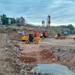 Obras en la cascada del Saladillo: prevén que a fin de año quedará eliminado el riesgo de derrumbe en el puente Molino Blanco