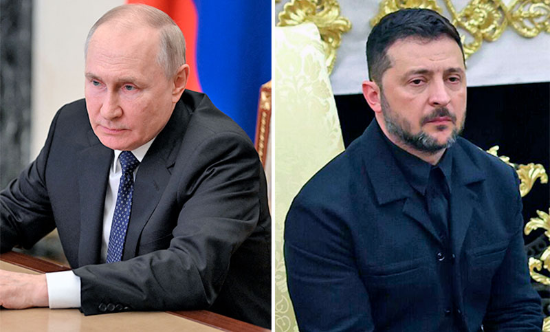 Rusia destaca que no hay previsión de una reunión entre Putin y Zelenski