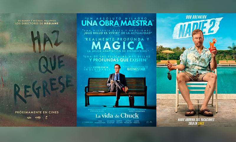 Otro jueves para disfrutar de la pantalla grande: tres estrenos renuevan la cartelera local
