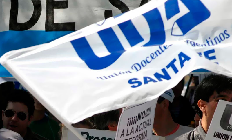 La Unión Docentes Argentinos repudia el cierre «unilateral» de la negociación paritaria docente en Santa Fe