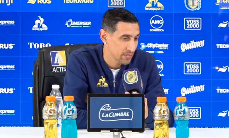 Ángel Di María tras su gol contra Newell’s: «Es una alegría inmensa poder convertir en un clásico»