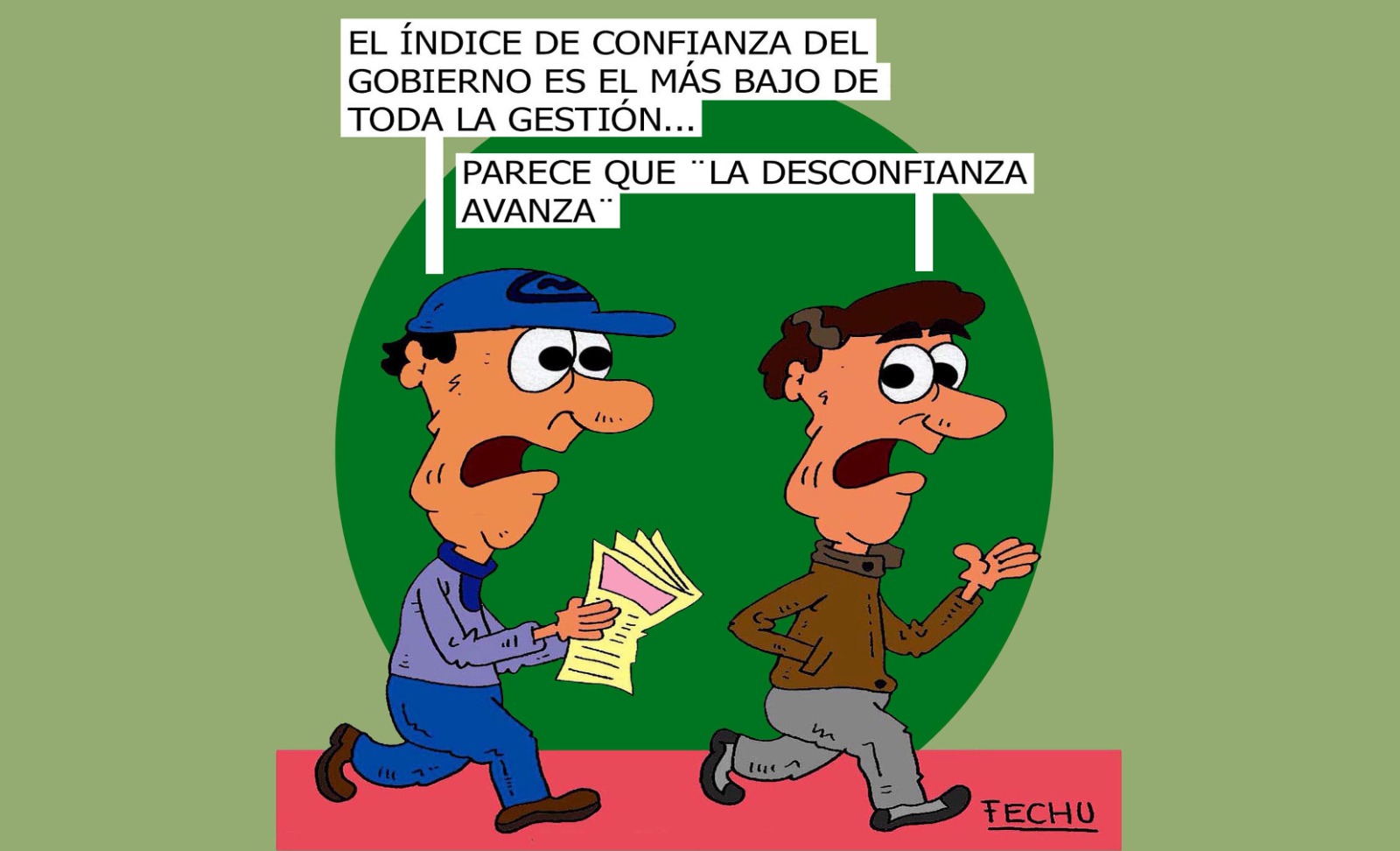 La desconfianza avanza