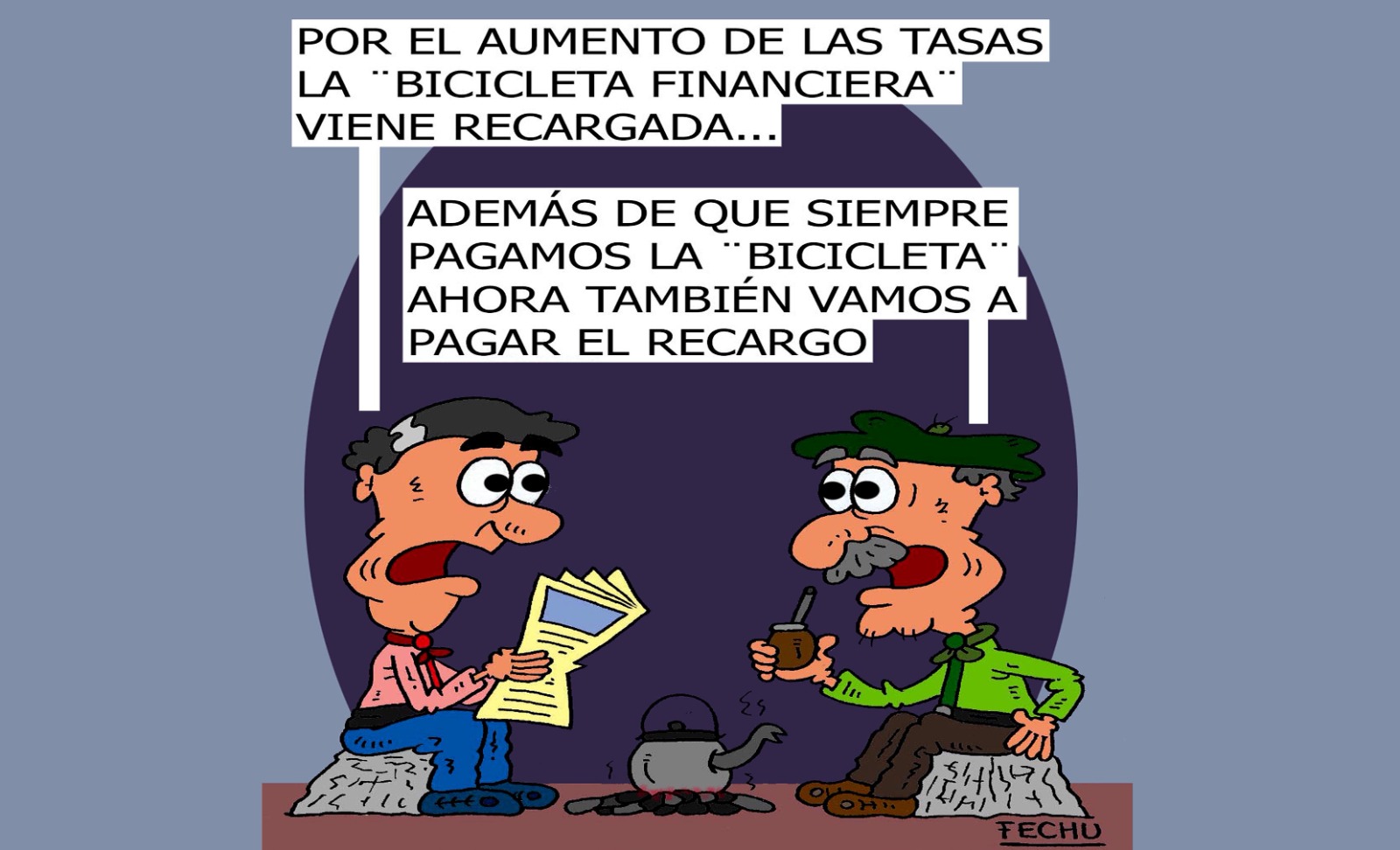 Bicicleta recargada