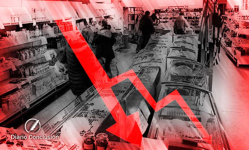 Cuatro meses consecutivos de caída: ventas minoristas se desplomaron en julio y retrocedieron un 5,7%