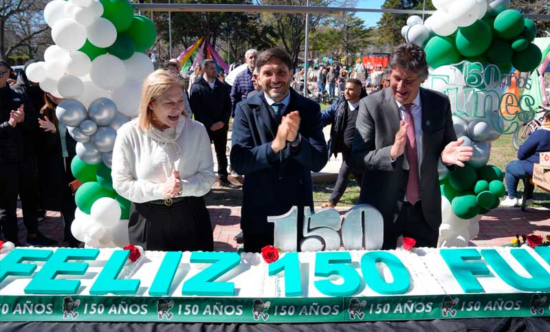 Con la presencia de Pullaro, Funes celebró sus 150 años
