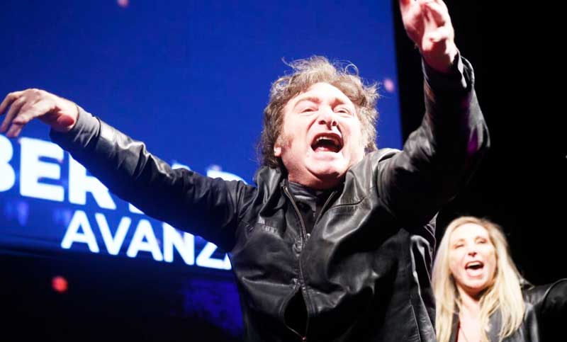 Milei desafiante y una frase que sonó como acto fallido: «Están molestos porque les estamos afanando los choreos»