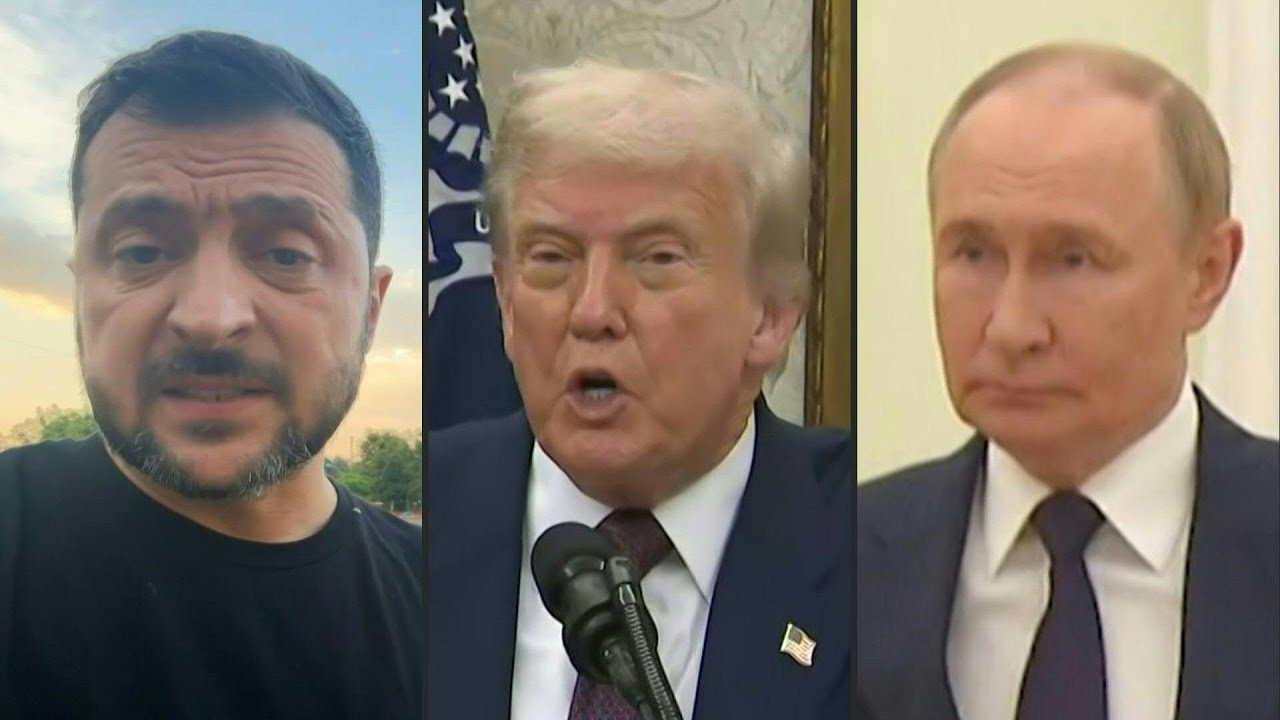 Donald Trump plantea una posible reunión trilateral con Putin y Zelensky