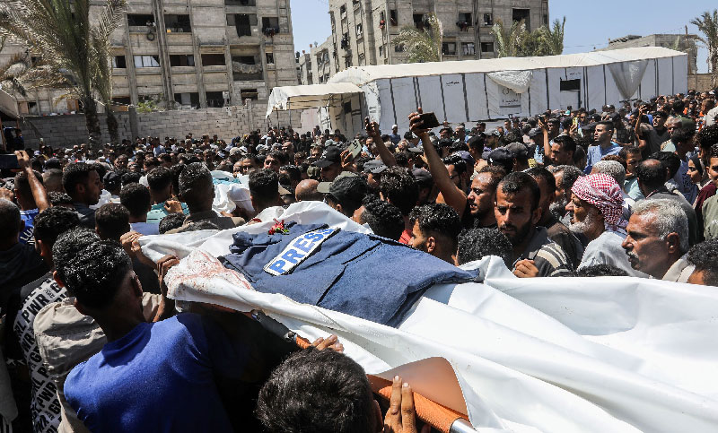 Israel asesina este lunes a seis periodistas en Gaza: la ONU condena los crímenes