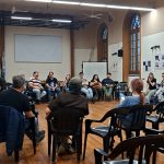 Asamblea docente en la facultad de Humanidades y Artes para definir los pasos a seguir luego de la Marcha Federal