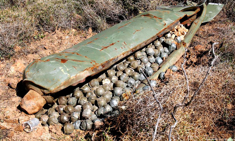 Revelan que más de 300 civiles murieron por bombas de racimo en 2024 y los niños son las principales víctimas