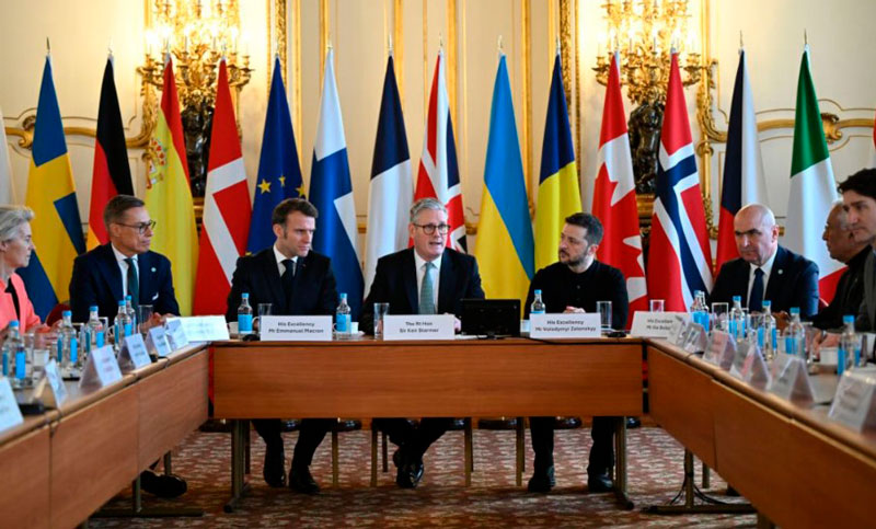 Zelenski se reunirá en París con líderes europeos para negociar garantías de seguridad para Ucrania