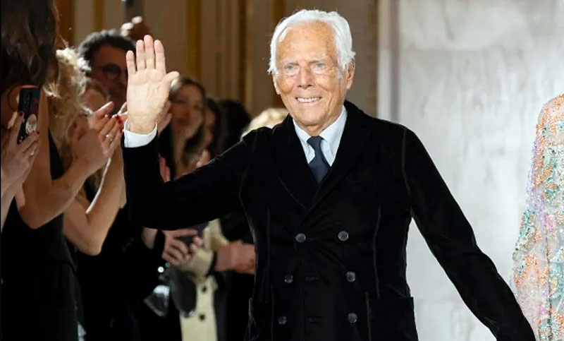 Murió a los 91 años Giorgio Armani, el «rey» de la moda italiana
