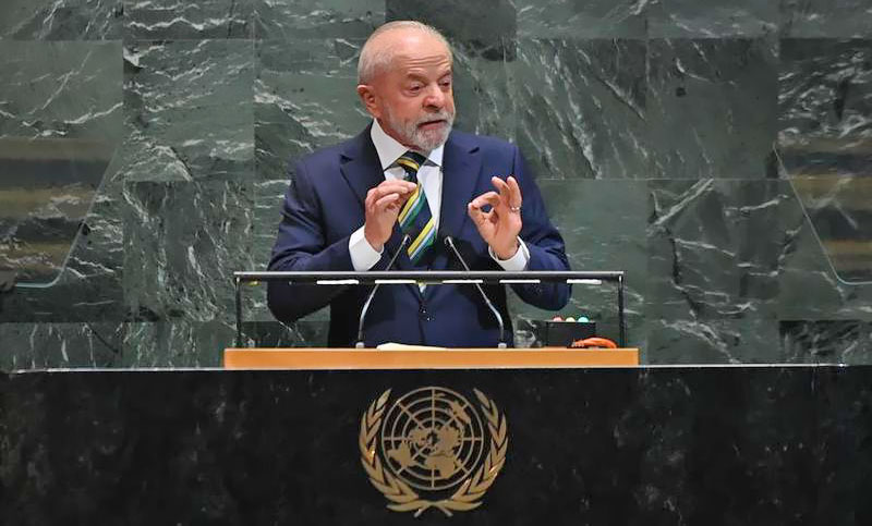 Lula afirma que Brasil exigirá en la ONU la definitiva creación de un Estado palestino