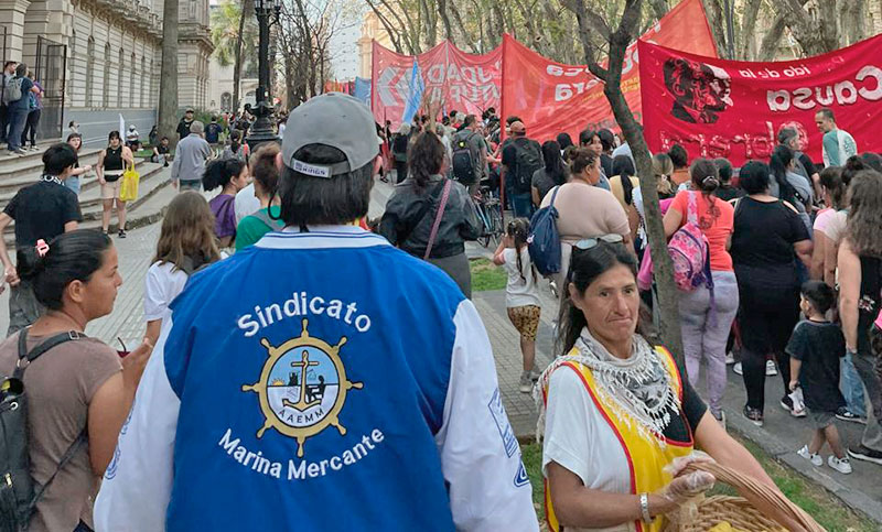 Los trabajadores de la Marina Mercante de Santa Fe dicen que «el mensaje de la marcha fue un basta»